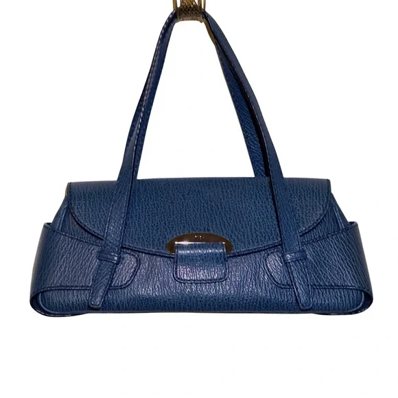 Tod's Elegant Dark Blue Leather Bag - Picture 3 of 10